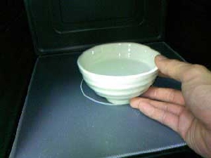 重曹水加熱